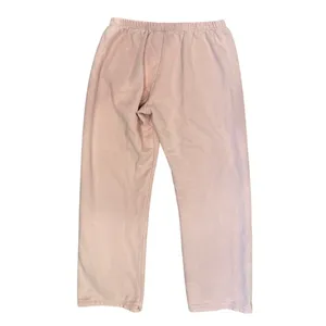 SET Active Sweatpants Blush Pink 100% Cotton Fleece Wide Leg Lounge Pants-Med thumbnail 2