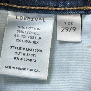 Vervet x ALB Women Jeans Size 29 Stretch Bootcut High Rise Indie LVA1309L thumbnail 9