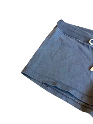 Brandy Melville Slate Blue Cotton Lounge Shorts Drawstring One Size Small thumbnail 5