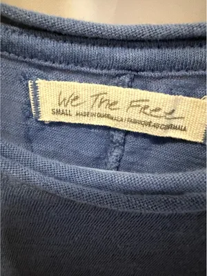 We The Free Blue Short Sleeve T-Shirt Small thumbnail 2