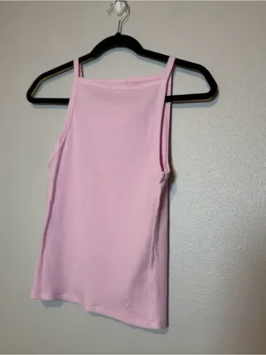 Free people small NWOT We The Free Mia Tank in Pink A Boo $38 thumbnail 4