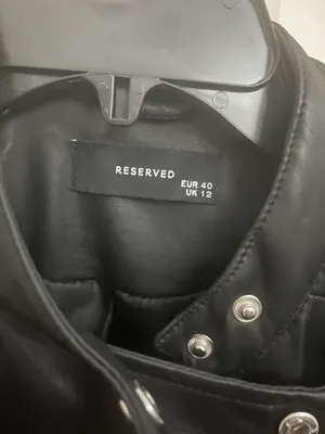 Black Faux Leather Jacket  thumbnail 2