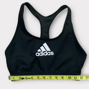 Women’s Adidas Mesh Back Black Sports Bra Size Medium thumbnail 4