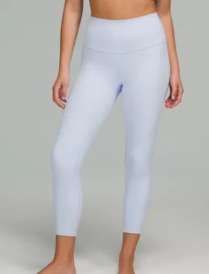 Lululemon Align High Rise Leggings 25” Size 4 Pastel Blue thumbnail 1