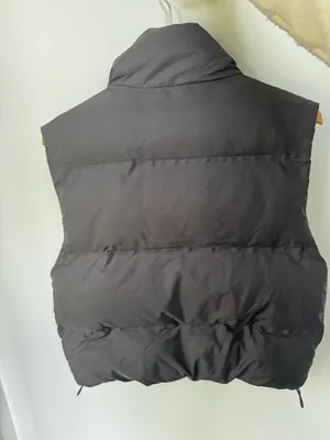 ZARA black puffer vest thumbnail 3