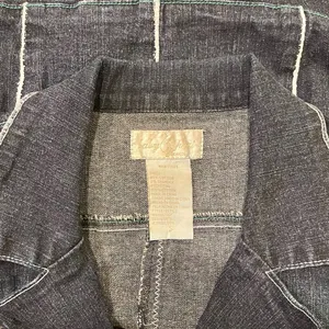 Baby Phat Vintage Tailored Cropped Denim Jacket w/ Embroidery & Scallop Hem thumbnail 4