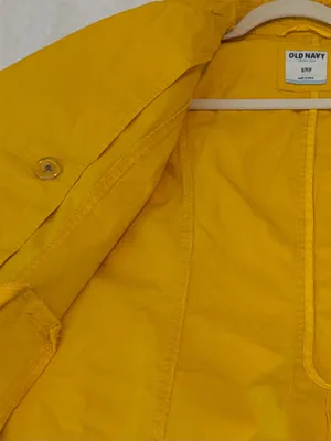 NWT 2012 Old Navy Yellow Cotton Peacoat Jacket Early 2010s Twee S thumbnail 2