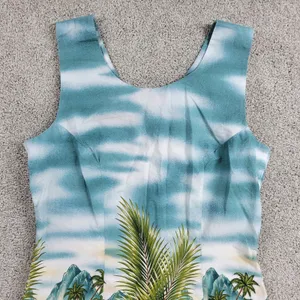 VTG KYs Hawaiian Dress Womens S Tropical Floral Beach Sleeveless Mini Sundress thumbnail 14