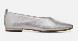 NEW Franco Sarto Women's Vana Snip Toe Ballet Flats Color:Silver SZ-9 thumbnail 2