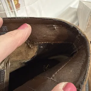 Franco Sarto A-Linden Ankle Boots Womens US 8.5M Brown Leather 2” Heel In Box thumbnail 13