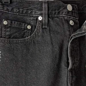 {Levi's} High Rise Deconstructed Button Fly Skirt thumbnail 7