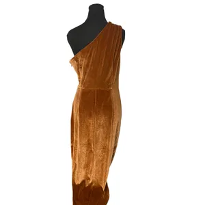Baltic Born Kourtney Velvet Party Dress‎ Midi Spice Size Large Bridesmaid Guest thumbnail 3