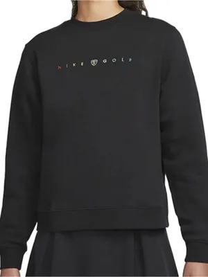 Nike Golf Crewneck Sweatshirt with Multicolor Logo Activewear Size small thumbnail 1