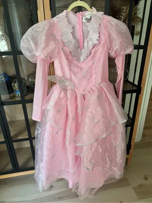 Glinda Costume halloween The Wizard of Oz wicked ariana grande maxi dress gown thumbnail 8