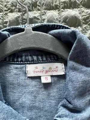 Sweet Gingers blue denim romper Size S #denim #jumpsuit thumbnail 3