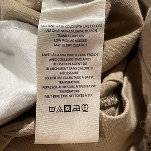 Urban Outfitters Pants Cargo Y2K Utility 90s Streetwear Elastic Waist Tan 24 thumbnail 2