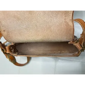 Leather Vintage Polish Folk Shoulder Festival Bag thumbnail 3