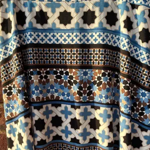 Donna Moore Maxi Skirt in Blue and Brown thumbnail 2
