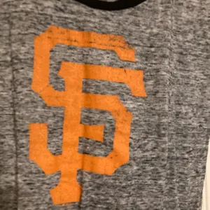 San Francisco Giants T Shirt Womens Large Marled Gray Touch By Alyssa Milano thumbnail 2
