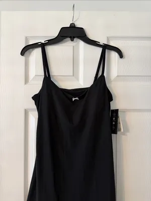 GILY HICKS Black Active Dress with Thin Straps adjustable brand new size L thumbnail 2