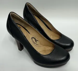 Sofft Premier Mandy Platform Heels Size 8.5 Black Leather Ortholite Footbed thumbnail 1