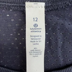 Lululemon Sz 12 Breeze By Muscle Tank Top II Midnight Navy Blue Relaxed Seamless thumbnail 6