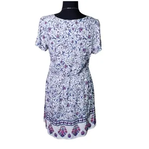 Dress Size M by City Triangles purple floral‎ knee length thumbnail 6