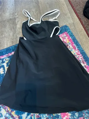 Abercrombie black cut out sides active dress XSP thumbnail 4