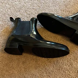 Inc rubber rain boots 7‎ Black thumbnail 3