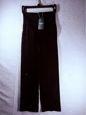 Pants S Black Halara High Waisted Wide Leg Yoga Pants NWT thumbnail 2