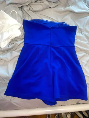 She & Sky Blue Romper thumbnail 5