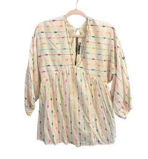 Zara Colorful Multicolor Dotted V-Neck Mini Dress Romper thumbnail 5