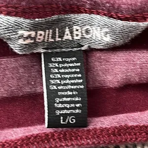 Billabong Dress - Cotton Burgundy Striped - L thumbnail 4