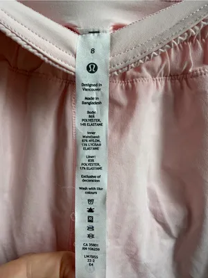 Lululemon Track That High-Rise Lined Short 3" Strawberry Milkshake Light Pink 8 thumbnail 6
