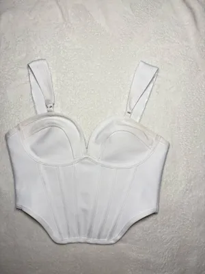 Pretty Little Thing Top Corset White thumbnail 2