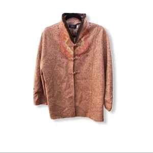 Vintage‎ Coat With Embroidery Fur Collar thumbnail 10