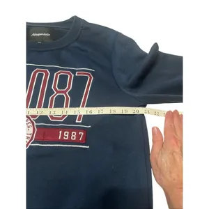 Aeropostale Womans Sweatshirt Navy Sz M thumbnail 3