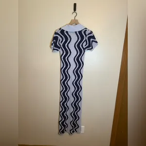 Brodie Wispr Wave Pointelle Maxi Dress- Frost Blue/Insignia‎ Blue thumbnail 6