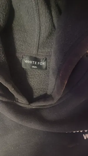 White fox grey hoodie thumbnail 4