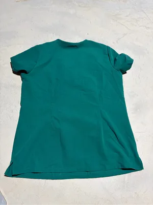 FIGS Women's green V-Neck Scrub Top small thumbnail 6