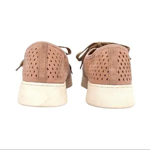 Mi.iM Dusty Rose Milo Perforated Vegan Suede Sneakers Size 10 thumbnail 5