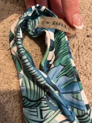 Zaful Tropical Tie Bikini thumbnail 3