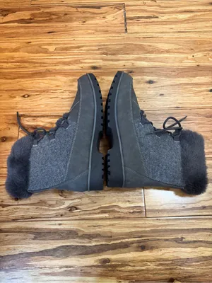 JBU Women's Colorado Cozy Faux Fur Lined Snow Boots Dark Grey‎ Size 9 NWOT thumbnail 4