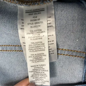 Good American Fit for Success Denim Jumpsuit Women’s size 1 thumbnail 6
