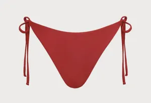 Berlook Red Reversible Halter Triangle Bikini Set thumbnail 7