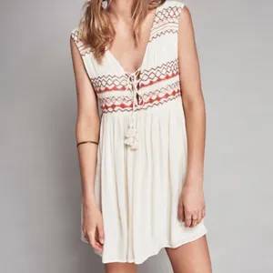 free people embroidered simply dress thumbnail 3