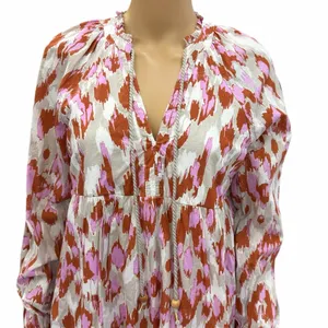 Jessica Simpson Cotton Boho Peasant Mini Dress Womens Medium thumbnail 4