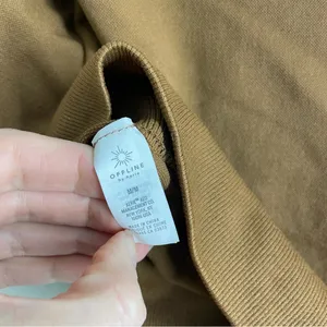 Aerie OFFLINE Cropped Long Sleeve Athletic Top Brown M thumbnail 9
