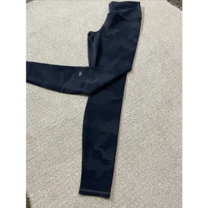 Alo Yoga High Waist Camo Vapor Leggings Black Camouflage Size S thumbnail 14