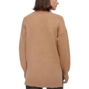 Size Small Anthropologie Maeve Camel Brown Mockneck Sweater thumbnail 3